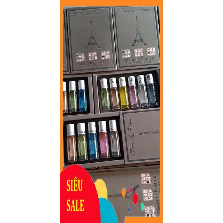 Set 6 chai nước hoa chiết Pháp 🌸BAO THƠM🌹 chai tiện dụng nhỏ xinh , thay đổi mùi hương linh hoạt | BigBuy360 - bigbuy360.vn