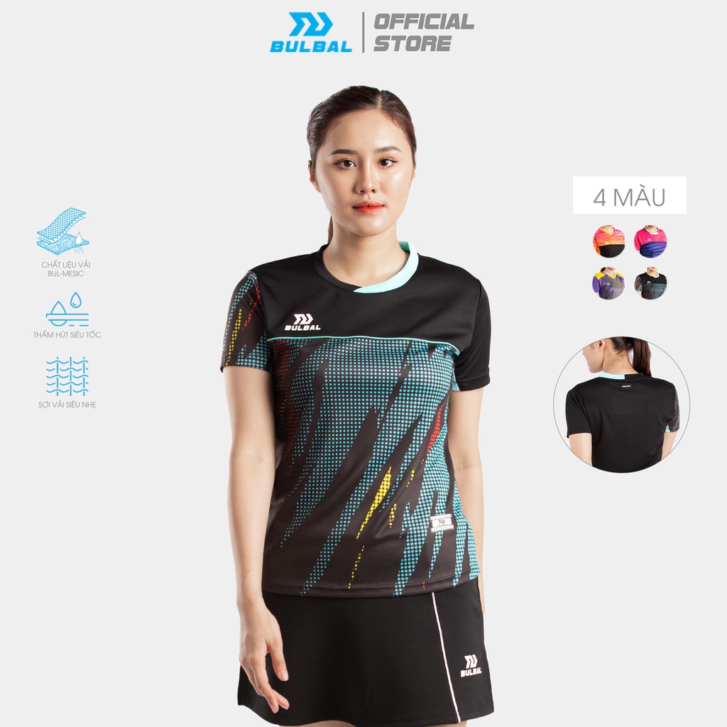 Áo Cầu Lông Nữ Bulbal Badminton Ss22 Chuyên Nghiệp  Chất Vải Mè Bul-Mesic Dùng Trong Tập Luyện Và Thi Đấu Cầu Lông