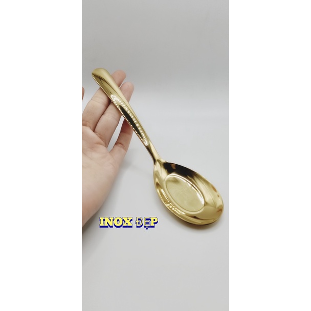 Muỗng canh 100% inox 304 cao cấp  không gỉ sáng bóng và an toàn cho sức khoẻ