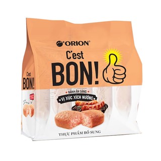 Bánh ăn sáng Cest Bon vị xúc xích nướng bánh bông lan Orion