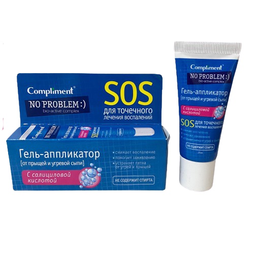 Gel bôi mụn cấp tốc SOS Compliment giảm mụn giảm viêm đỏ