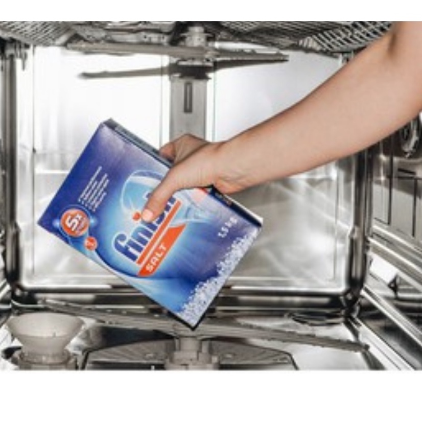 Combo rửa bát Finish: Hộp Classic 110 Viên, Muối 1.5kg, Nước làm bóng 400ml - Chính Hãng.
