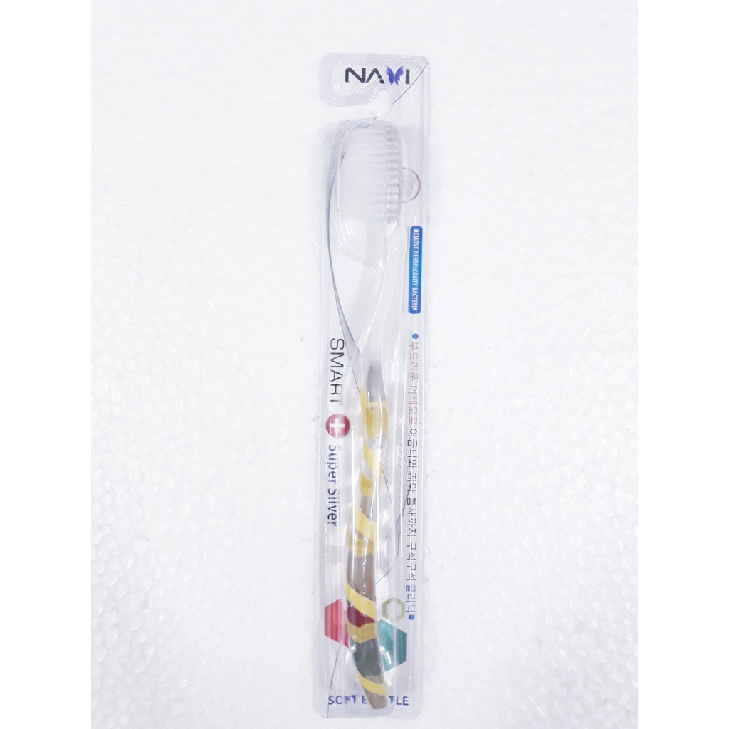 1 Cây Bàn Chải Đánh Răng Navi SMART Super Silver (Giao màu ngẫu nhiên)