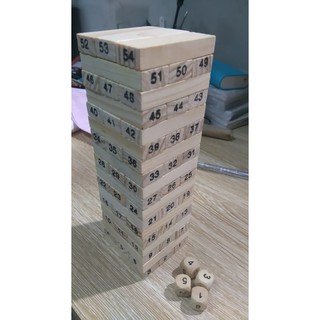 Bộ Đồ Chơi Rút Gỗ Cớ Lớn 54 Thanh