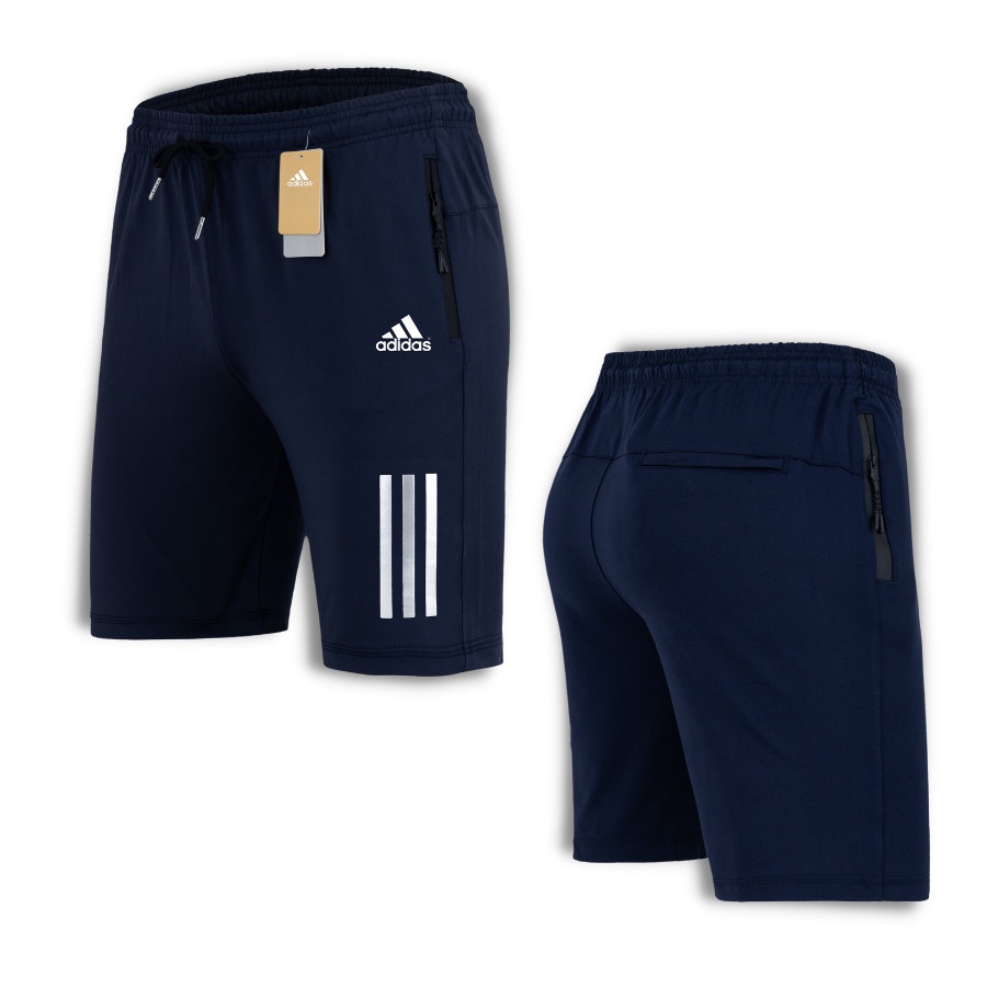 Quần short nam, quần đùi nam thể thao logo in có túi khóa kéo tiện lợi Kenstore194 Q53