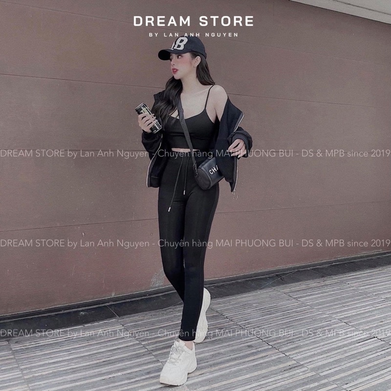 Bộ thể thao có mũ len tăm 3 món/bộ mặc ở nhà cho nữ | BigBuy360 - bigbuy360.vn