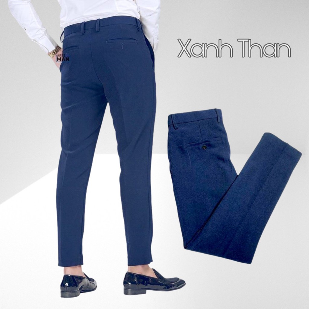 Quần âu nam chất lượng cao cấp co dãn 4 chiều, kiểu dáng Hàn Quốc dáng ôm công sở chống nhăn chống xù AB3 | BigBuy360 - bigbuy360.vn