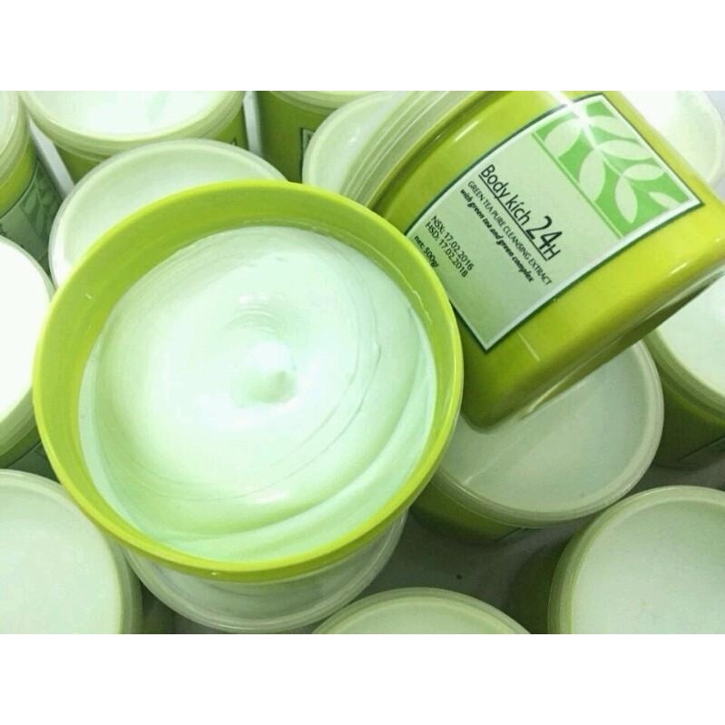 Kem Trắng Da Body Trà Xanh Kích Trắng 24h