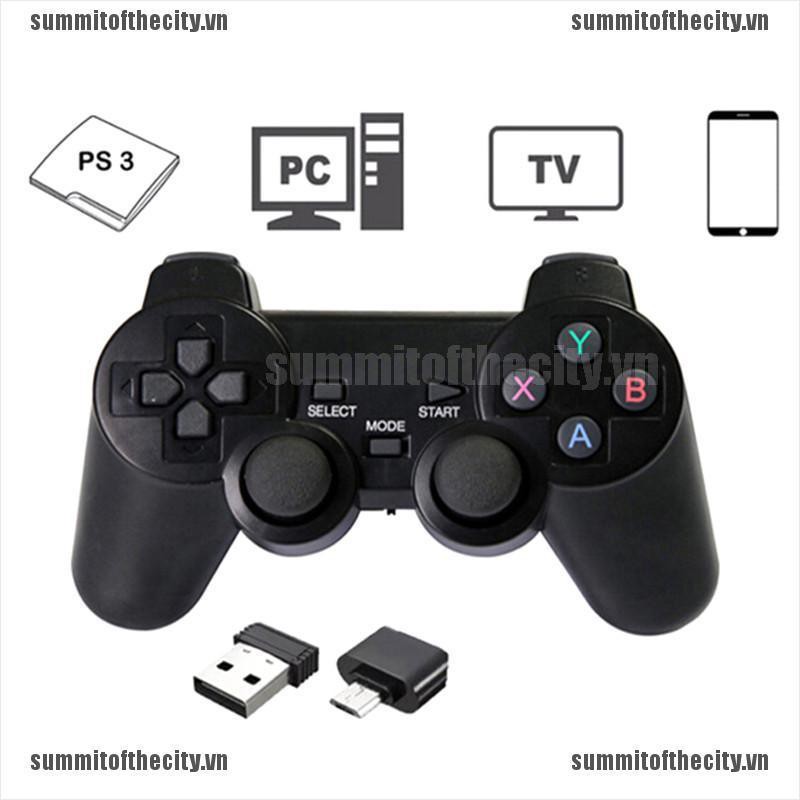 Tay cầm chơi game không dây 2.4ghz chuyên dụng cho Ps3 Pc Tv Box