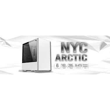 Vỏ case máy tính XIGMATEK NYC ARTIC - PREMIUM GAMING M-ATX (WHITE - QUEEN)