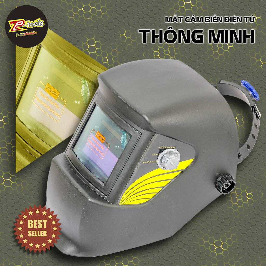 Mũ hàn điện tử - kính cảm biến ánh sáng Hiệu Etop