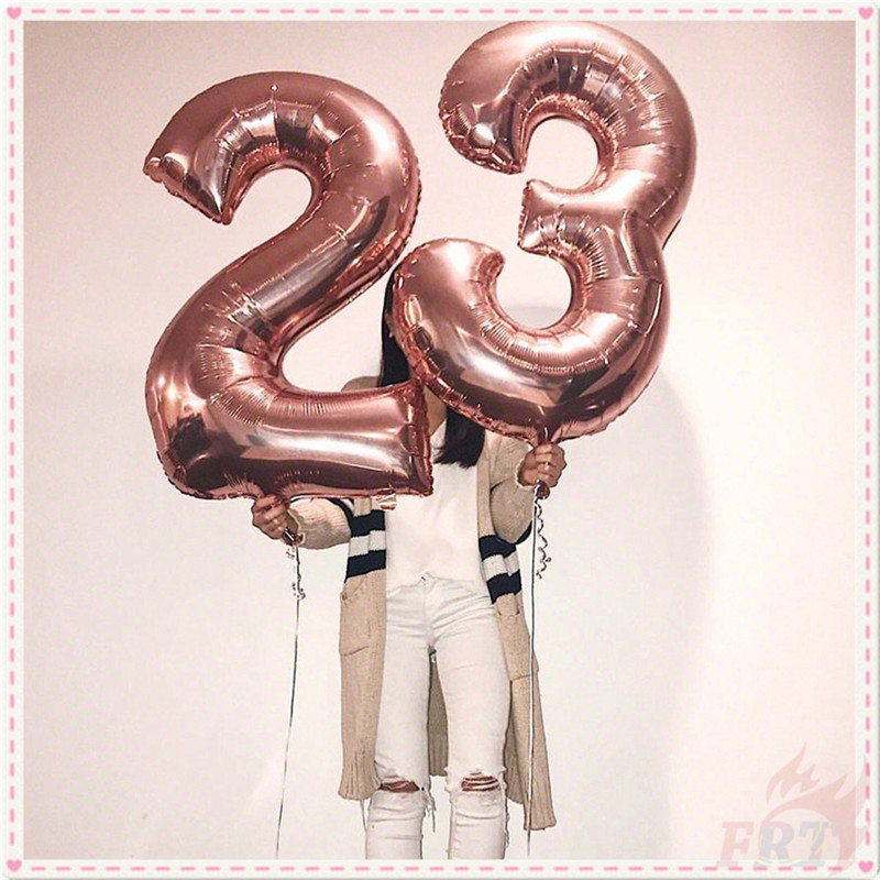 ♦ Trang Trí Tiệc - Bong Bóng ♦ 1 Bong Bóng Lõi Nhôm 32 Inch Hình Số Dùng Trang Trí Tiệc Sinh Nhật, Đám Cưới