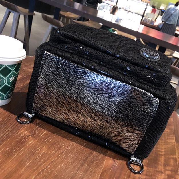 Ba Lô Du Lịch Đính Kim Sa Phiên Bản Hàn Quốc Phong Cách Mới Dễ Phối Đồ Hợp Thời Trang Cho Nữ