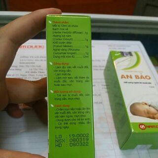 DUNG DỊCH THẢO DƯỢC AN BẢO( HẾT SƯNG NGỨA DO MUỖI ĐỐT)