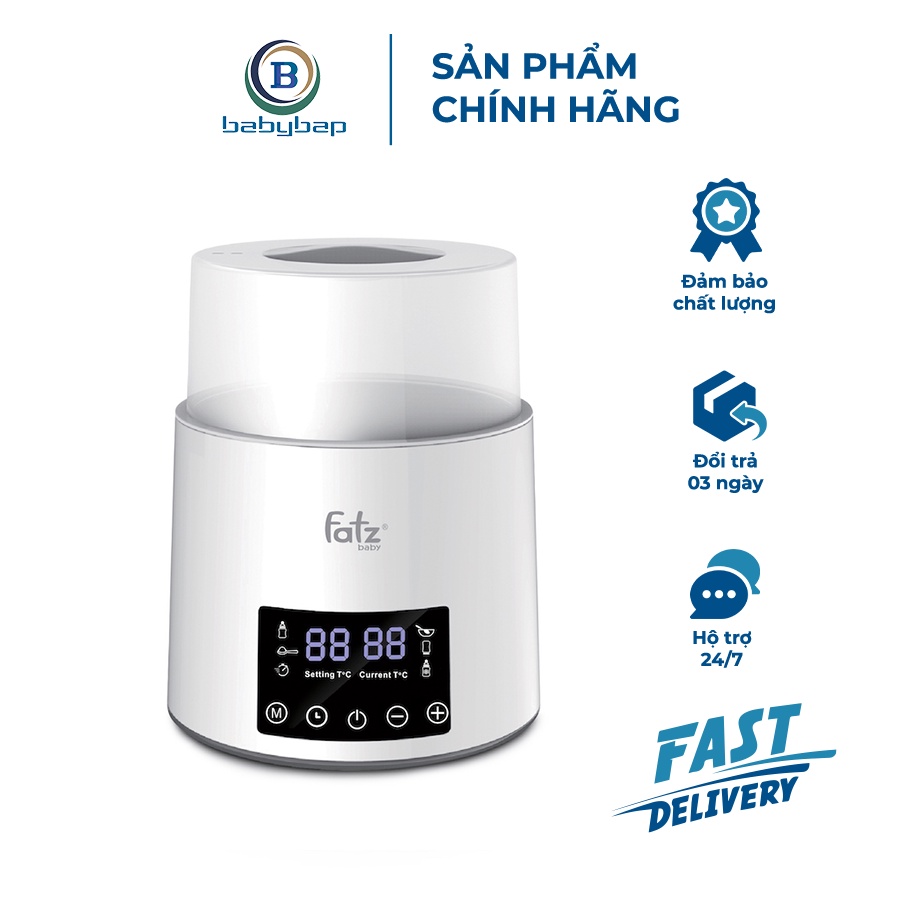 Máy Hâm Sữa Tiệt Trùng Điện Tử 4 Bình – Quatro 1 – Fatzbaby FB3015CY Tiết Kiệm Chi Phí Và Diện Tích Cho Các Gia Đình Nhỏ