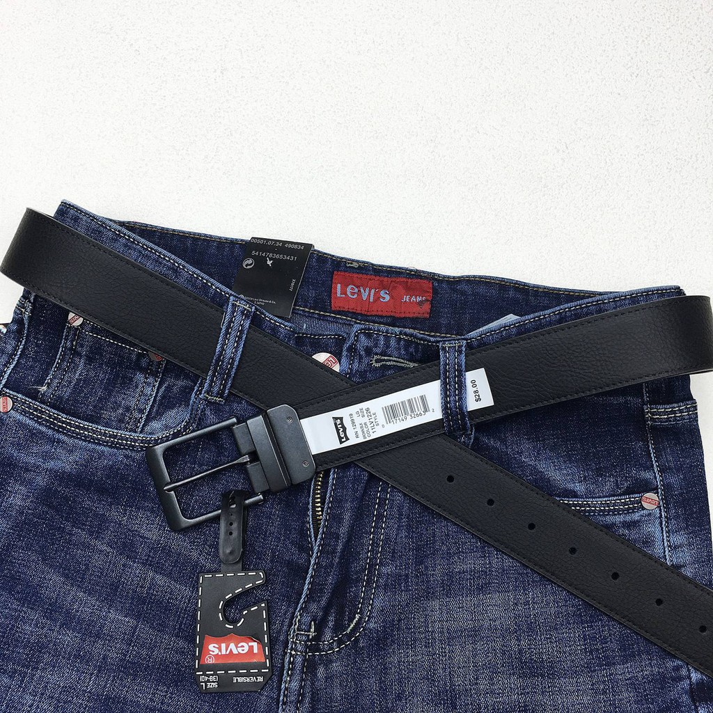 Thắt lưng 𝙇𝙚𝙫𝙞𝙨  2 mặt dây 𝙇𝙚𝙫𝙞'𝙨 hàng xuất xịn Chuẩn Auth FullBox - Không bong tróc