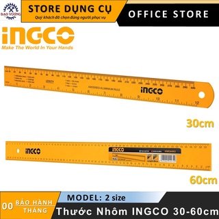 Thước nhôm ingco 30cm - 60cm hsr23002 - hsr26002