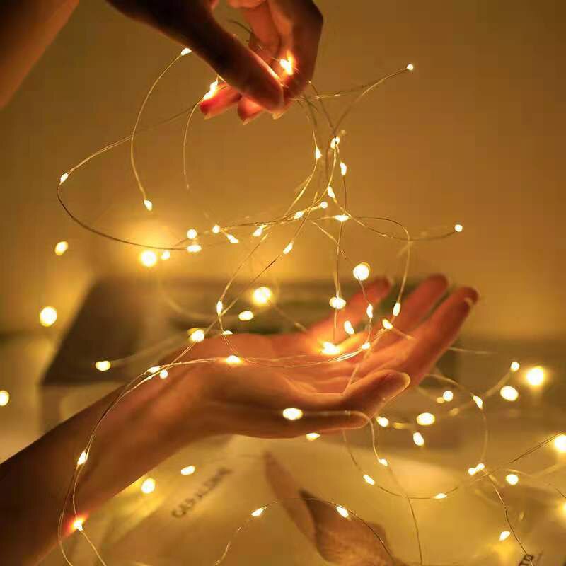 💥Dây đèn Led Fairylight💥Đèn LED đom đóm 3 mét dùng pin