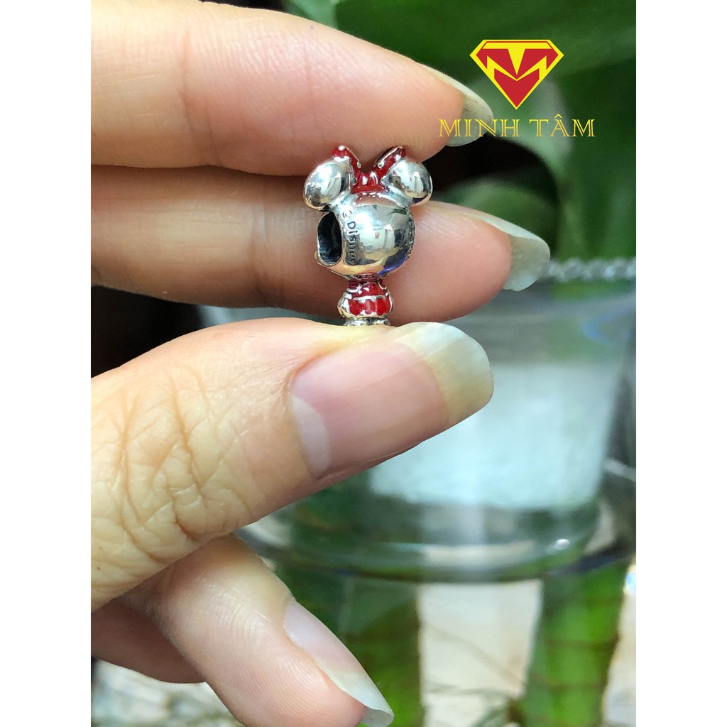Charm chuột mickey bạc Thái S925-Minh Tâm Jewelry