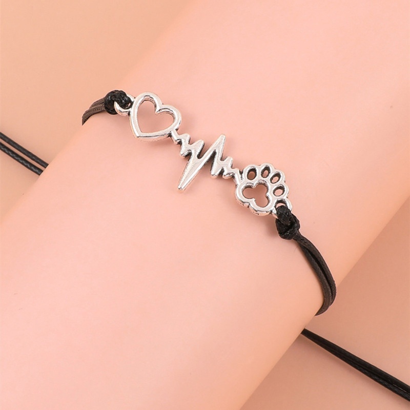 Vòng Tay Mặt Hình Dấu Chân Chó Cho Bạn Bè