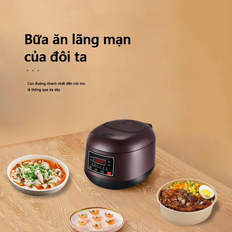EP22Nồi cơm điện gia đình dung tích 1.2L có hẹn giờ nấu cơm điện gia dụng nhà bếp mini sinh viên nhà trọ | BigBuy360 - bigbuy360.vn