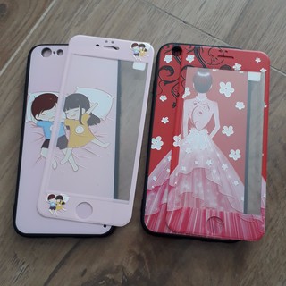 IPHONE 6/6S COMBO ỐP LƯNG+ CƯỜNG LỰC IN HÌNH