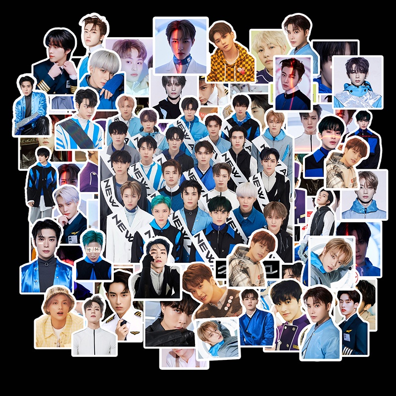 Set 100 Miếng Dán Hình Kpop NCT 2021 Trang Trí Hành Lý/Nhật Ký
