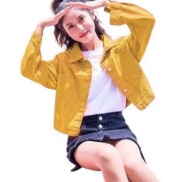 🌟HCM🌟⚡Áo khoát kaki nữ nút sau FREESIZE JG_AKKNU_05