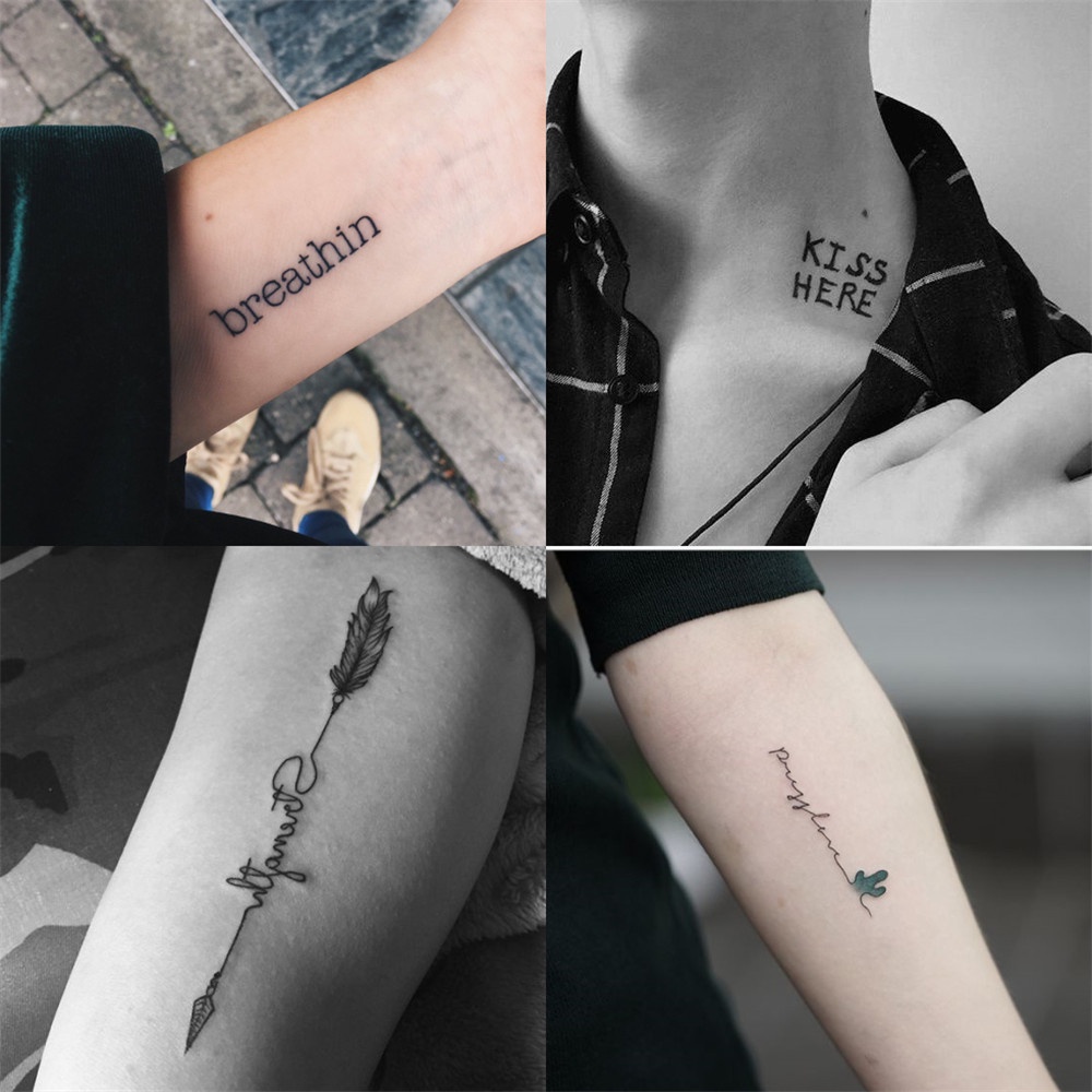 Set 30 Hình Xăm Dán Tạm Thời Chống Thấm Nước