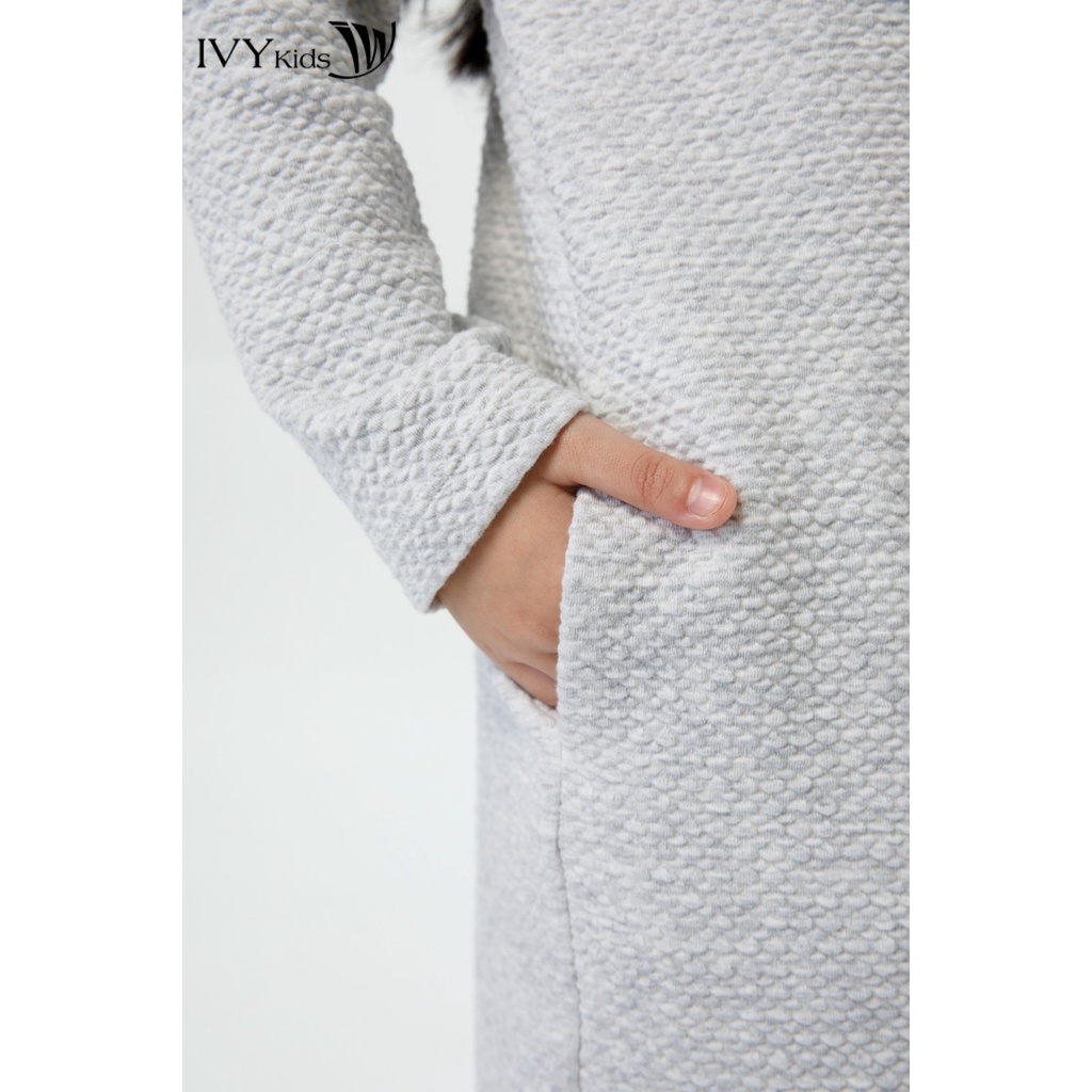 Đầm thun bé gái dáng suông IVY moda MS 42G1474