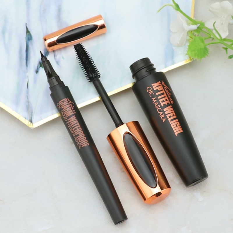 Set 2 mascara QIC chống thấm nước không nhòe chuốt dày và cong mi
 | BigBuy360 - bigbuy360.vn