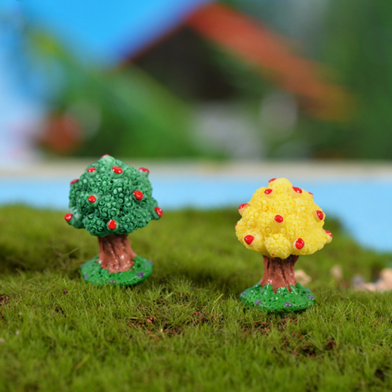 1 Đồ trang trí Cây Táo Mini Trang Trí Sân Vườn