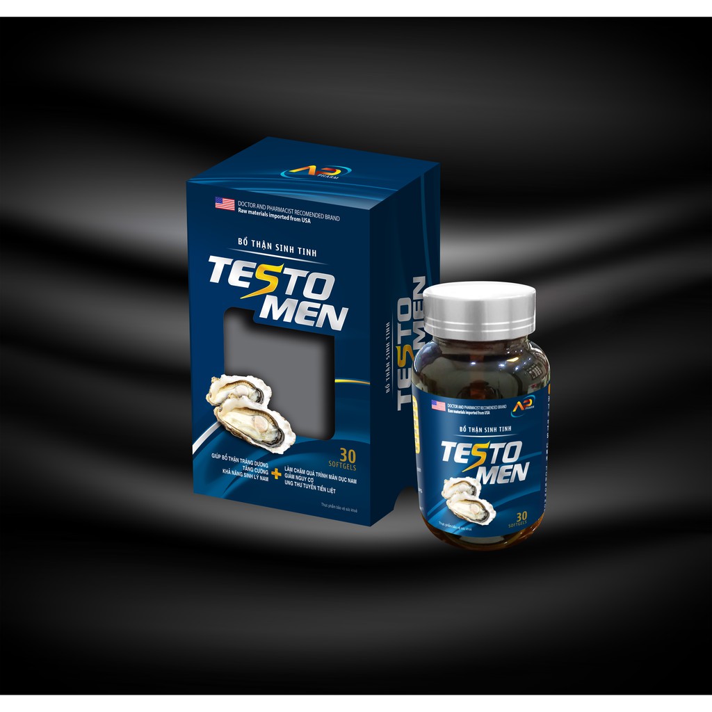 TESTO MEN Hỗ Trợ Trị Yếu Sinh Lý, Tăng Cường Sinh Lý Nam Giới (30Viên)