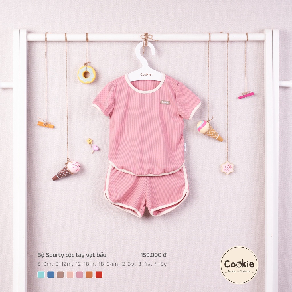 Bộ Sporty cộc tay Cookie