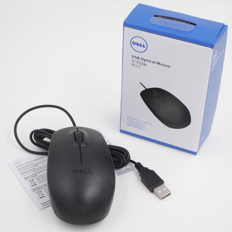Combo 10 chuột máy tính Dell MS111 Black USB