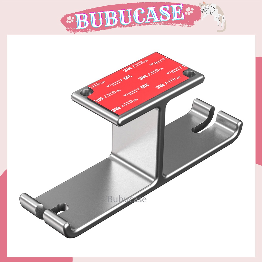 Giá Treo Tai Nghe/Headphone Tự Dính Đa Năng, Chất Liệu Kim Loại Sang Trọng - Thiết Kế Giá Kép, Treo 2 Tai Nghe Cùng Lúc