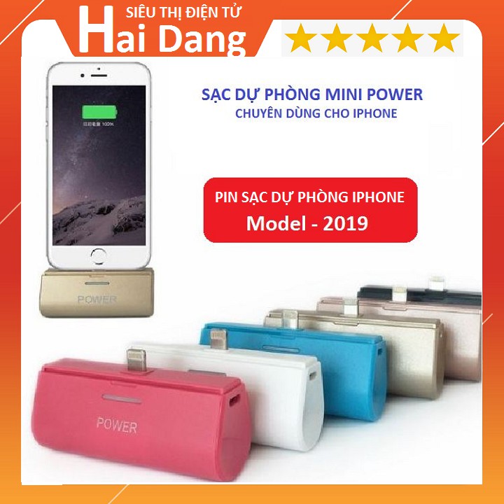 Pin Sạc Dự Phòng Power 3000mAh Dùng Cho Điện Thoại IPhone