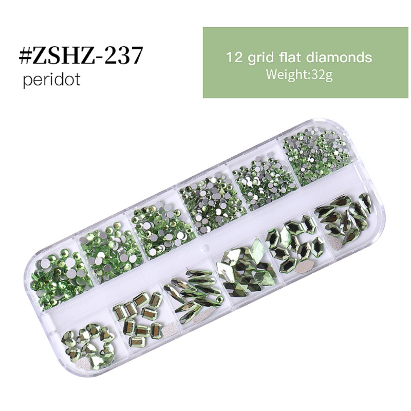 Đá Pha Lê Thủy Tinh Nhiều Hình Dạng Dùng Trang Trí Móng Tay Nghệ Thuật YOUYO