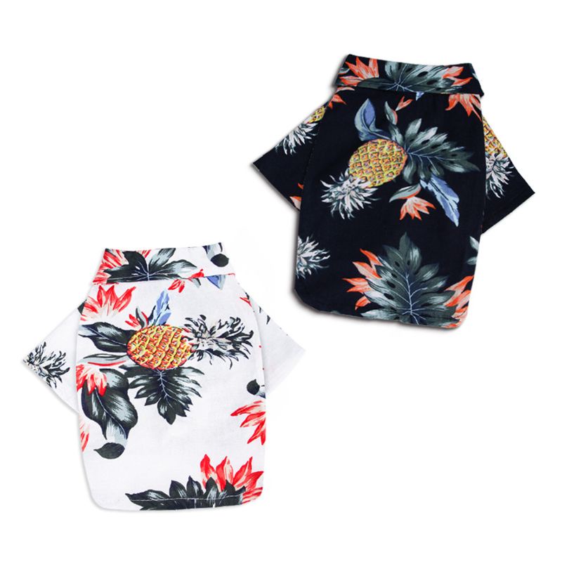 Xiangbao Áo Hoa Hawaii Cho Chó Vừa Và Lớn Sử Dụng Ngoài Trời