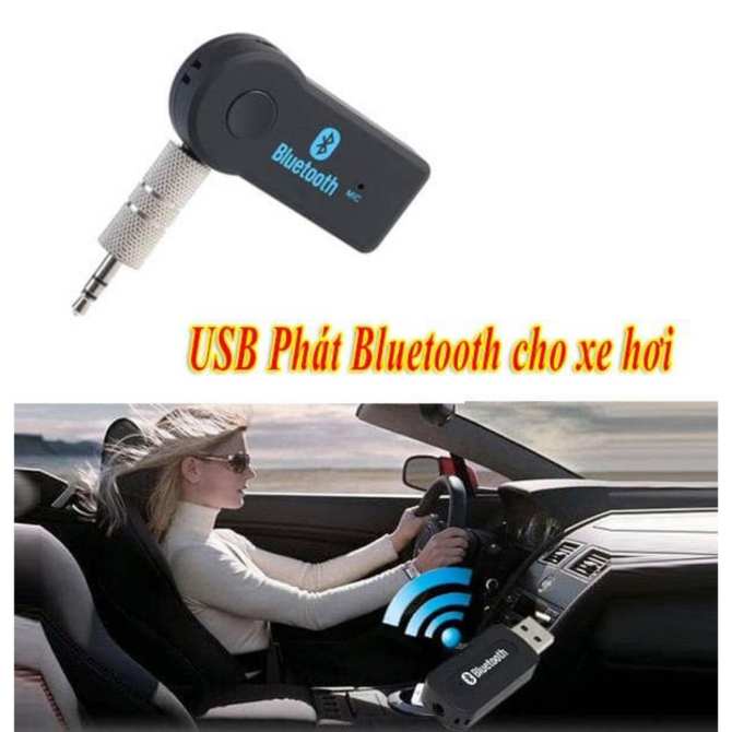 Usb chuyên tạo Bluetooth kết nối cho xe hơi, amply, loa (đen)-B350
