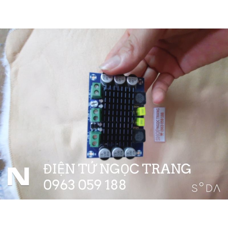 Bo Mạch Ampli Khuyếch Đại Âm Thanh 12V-24V -100W 1Kênh Chất Lượng Cao