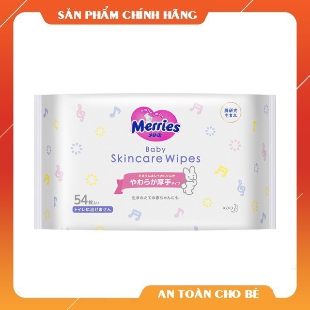Giấy ướt Merries Nhật Bản (54 tờ)