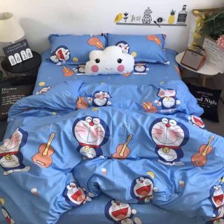 Bộ poly cotton Đô-rê-mon xanh