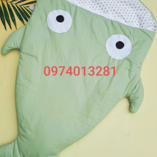 Túi ngủ cá mập cho bé .siez 0_5 tuổi