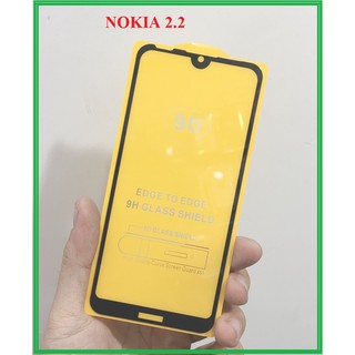 NOKIA 2.2 CƯỜNG LỰC 9D FULL MÀN HÌNH, FULL KEO THẾ HỆ MỚI