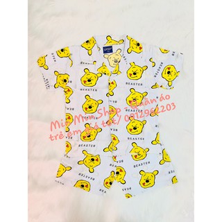 [HOT] - BỘ ĐỒ PIZAMA BÉ GÁI COTTON LỤA MÙA HÈ (HÀNG LOẠI 1)