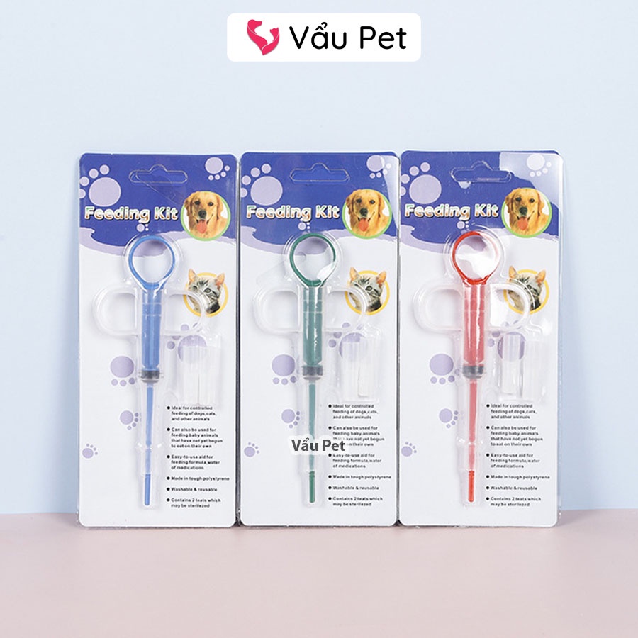 Dụng cụ Feeding Kit hỗ trợ chó mèo, chuột, thỏ uống nước, sữa Vẩu Pet Shop