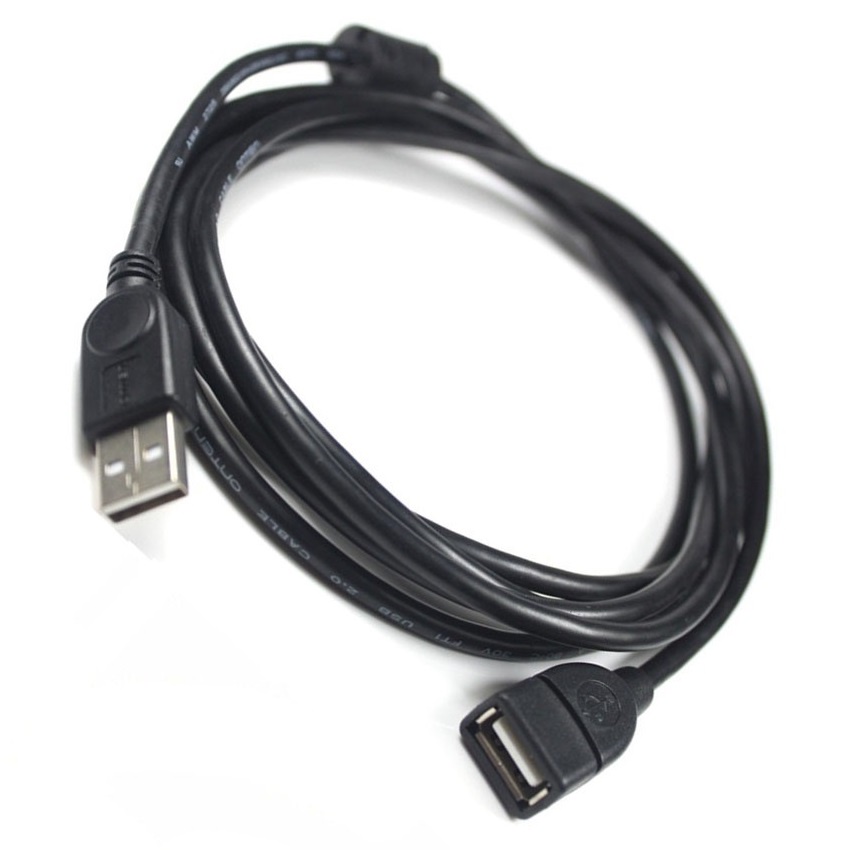Dây cáp USB nối dài 1.5m màu đen