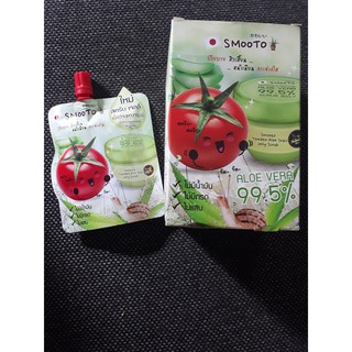 Đắp mặt tẩy da chết Smooto lô hội(aloe vera) 50g