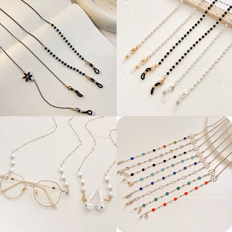 Dây đeo gắn khẩu trang/mắt kính phối ngọc trai 2021